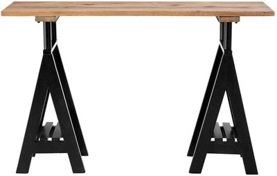 View Hampstead console table - pine wood and metal