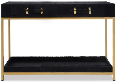 View Kensington townhouse console table - 2 drawer - black View Kensington townhouse console table - 2 drawer - black