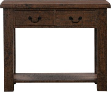 View Reclaimed pine console table - 2 drawer