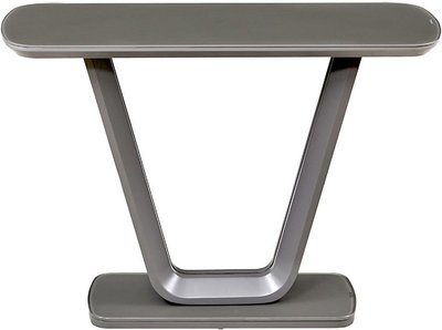 View Lazzaro console table - graphite grey matt