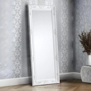 View Palais tall leaner mirror - rectangular - white View Palais tall leaner mirror - rectangular - white