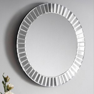 View Sonata wall mirror - round - silver