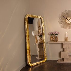 View Kahlo bronze floor mirror