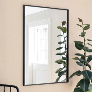 View Avening rectangular wall mirror 120x80cm black View Avening rectangular wall mirror 120x80cm black
