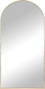 View Madrid mirror - arch - floor standing - brass - 90cm x 180cm