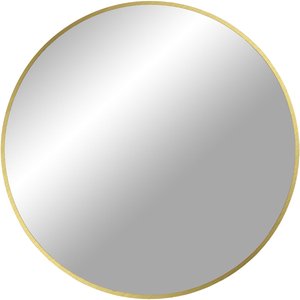 View Madrid mirror - round - wall - brass - 80cm x 80cm