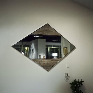 View Diamond wall mirror - marble - variation available
