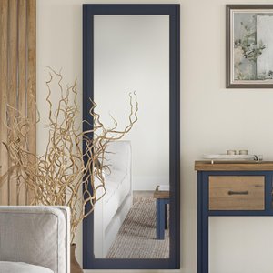 View Splash blue wall mirror - rectangular - 50cm x 150cm View Splash blue wall mirror - rectangular - 50cm x 150cm