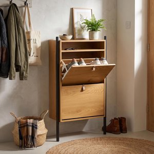 View Barco shoe cabinet - 2 door - natural