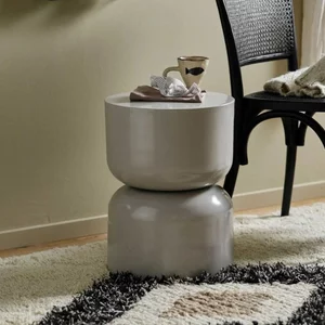 View Matka side table - round - grey View Matka side table - round - grey
