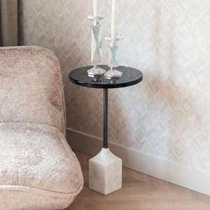 View Aurora glass round side table View Aurora glass round side table