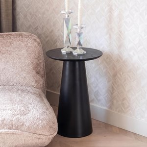 View Jazz black round side table View Jazz black round side table