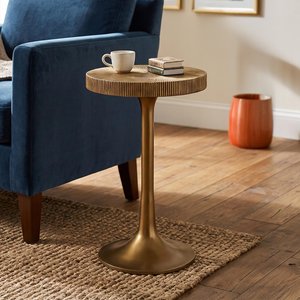 View Ant side table - round - gold - metal View Ant side table - round - gold - metal