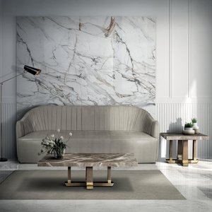 View Daytona lamp table - marble - variation available