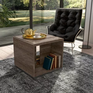 View Modern medea lamp table - vintage oak
