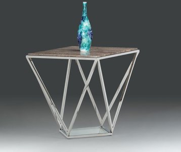 View Spyder lamp table - marble and clear glass - variation available