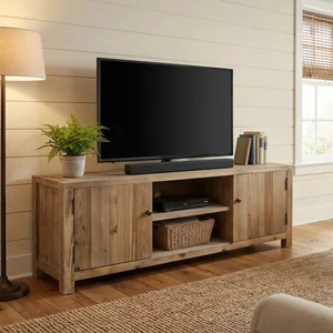 View Langley tv unit - 140cm - reclaimed pine