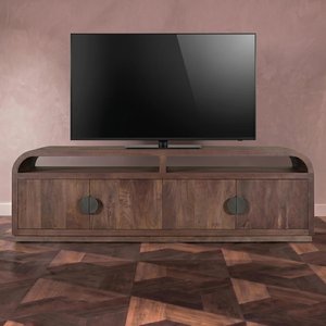 View Baldwin tv unit - 4 door - medium - mango wood View Baldwin tv unit - 4 door - medium - mango wood