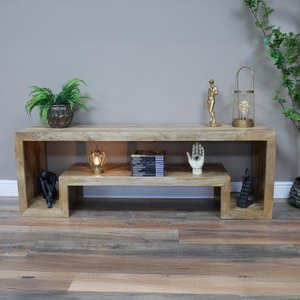 View Tv unit - mango wood View Tv unit - mango wood