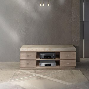 View Goya tv unit - marble top - 4 drawer - large - 185cm - variation available