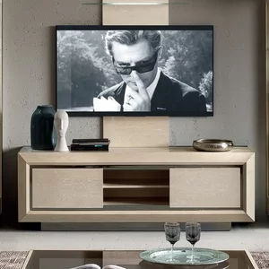 View Elite italian tv unit - sand birch