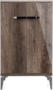 View Matera drink cabinet - 2 door - wood grain gloss