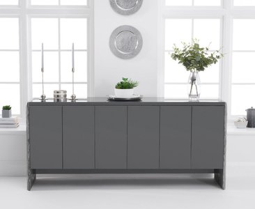 View Salerno 180cm grey marble sideboard View Salerno 180cm grey marble sideboard