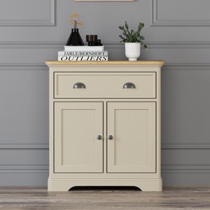 View Madley oak and cream painted hallway sideboard View Madley oak and cream painted hallway sideboard