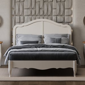 View Chateau soft white painted double bed View Chateau soft white painted double bed