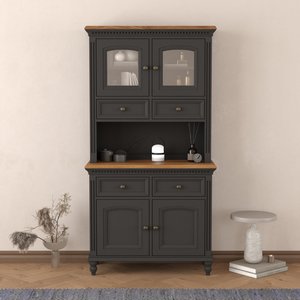 View Francis oak and charcoal grey painted small dresser View Francis oak and charcoal grey painted small dresser