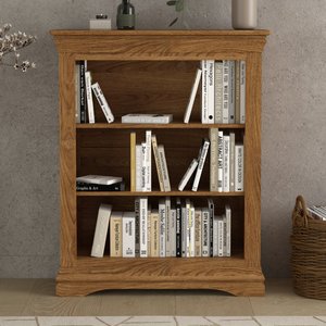 View Burford rustic solid oak small bookcase View Burford rustic solid oak small bookcase