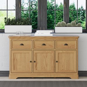 View Cambridge solid oak large sideboard View Cambridge solid oak large sideboard