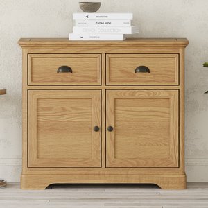View Cambridge solid oak small sideboard View Cambridge solid oak small sideboard