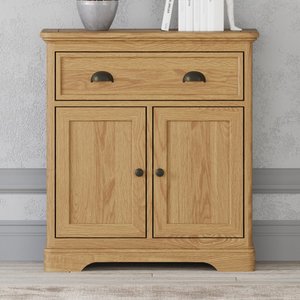 View Cambridge solid oak hallway sideboard View Cambridge solid oak hallway sideboard