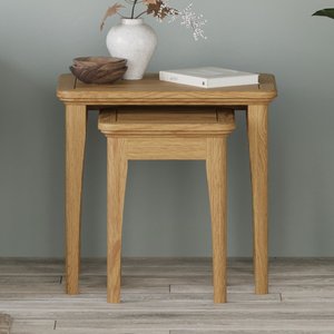 View Cambridge solid oak nest of tables View Cambridge solid oak nest of tables