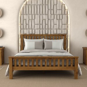 View Rustic solid oak king size bed | 5 king View Rustic solid oak king size bed | 5 king
