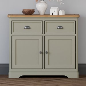 View Brampton soft green painted small sideboard View Brampton soft green painted small sideboard