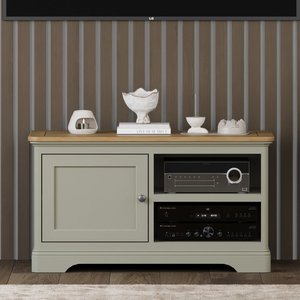 View Brampton soft green painted small tv cabinet View Brampton soft green painted small tv cabinet