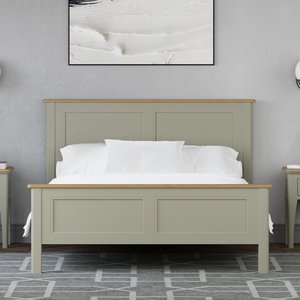View Brampton soft green painted king size bed View Brampton soft green painted king size bed