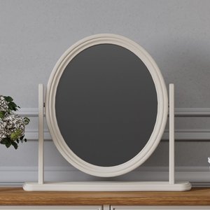 View Chateau soft white painted dressing table mirror View Chateau soft white painted dressing table mirror