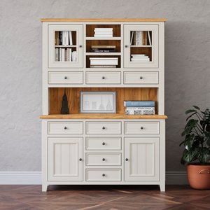 View Weymouth oak and soft white painted large dresser View Weymouth oak and soft white painted large dresser