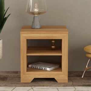 View Tilt 100 solid oak lamp table View Tilt 100 solid oak lamp table