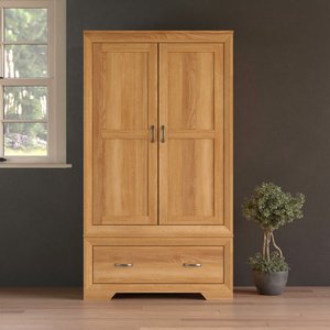 View Tilt 100 solid oak double wardrobe View Tilt 100 solid oak double wardrobe
