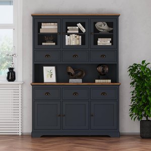 View Bridstow oak and blue painted large dresser View Bridstow oak and blue painted large dresser