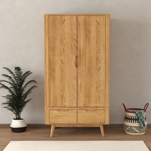 View Rosa solid oak double wardrobe View Rosa solid oak double wardrobe
