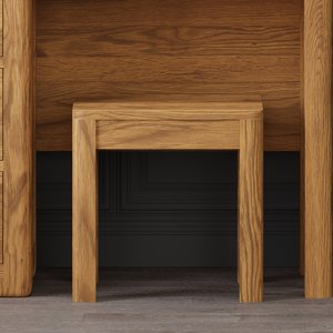 View Harper solid oak dressing table stool View Harper solid oak dressing table stool