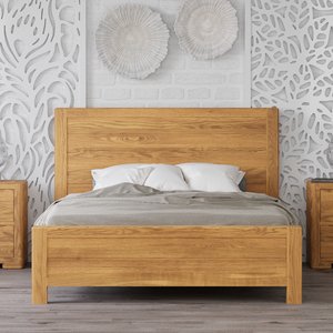 View Harper solid oak king size bed View Harper solid oak king size bed