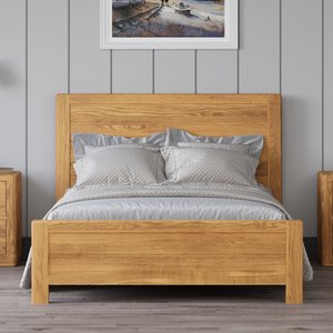 View Harper solid oak double bed View Harper solid oak double bed