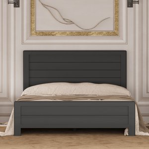 View Bradwell oak and charcoal painted double bed View Bradwell oak and charcoal painted double bed