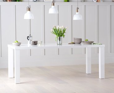 View Seattle 200cm white high gloss dining table View Seattle 200cm white high gloss dining table
